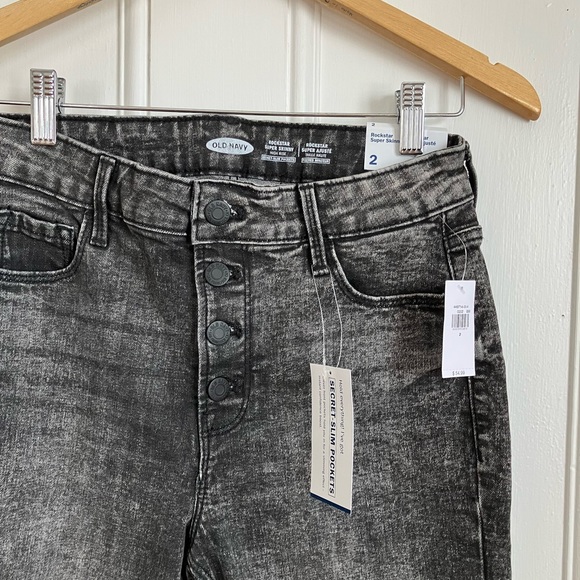 NWT Button Fly Ankle Length Raw Hem 2 - Picture 5 of 5